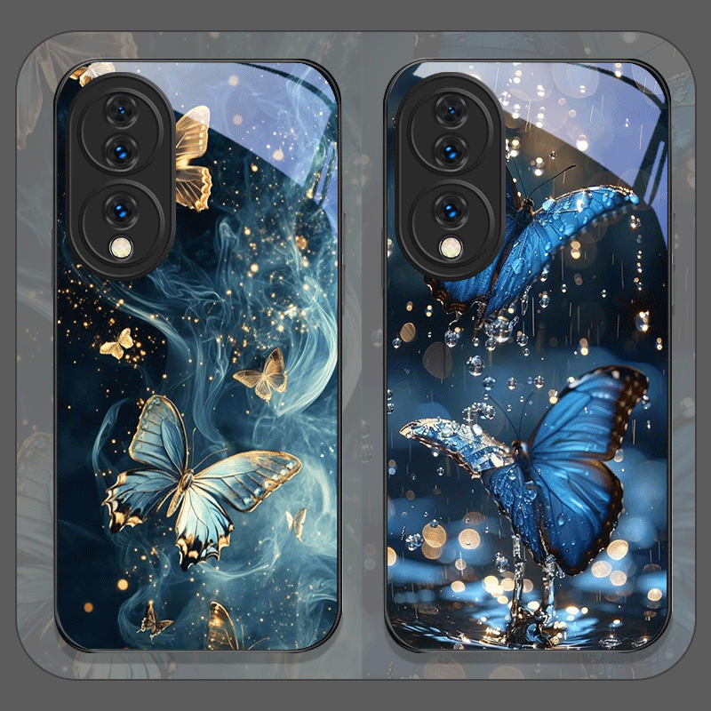 Huawei Nova 12 - Casing Ponsel Kaca Tempered Cetak Seni